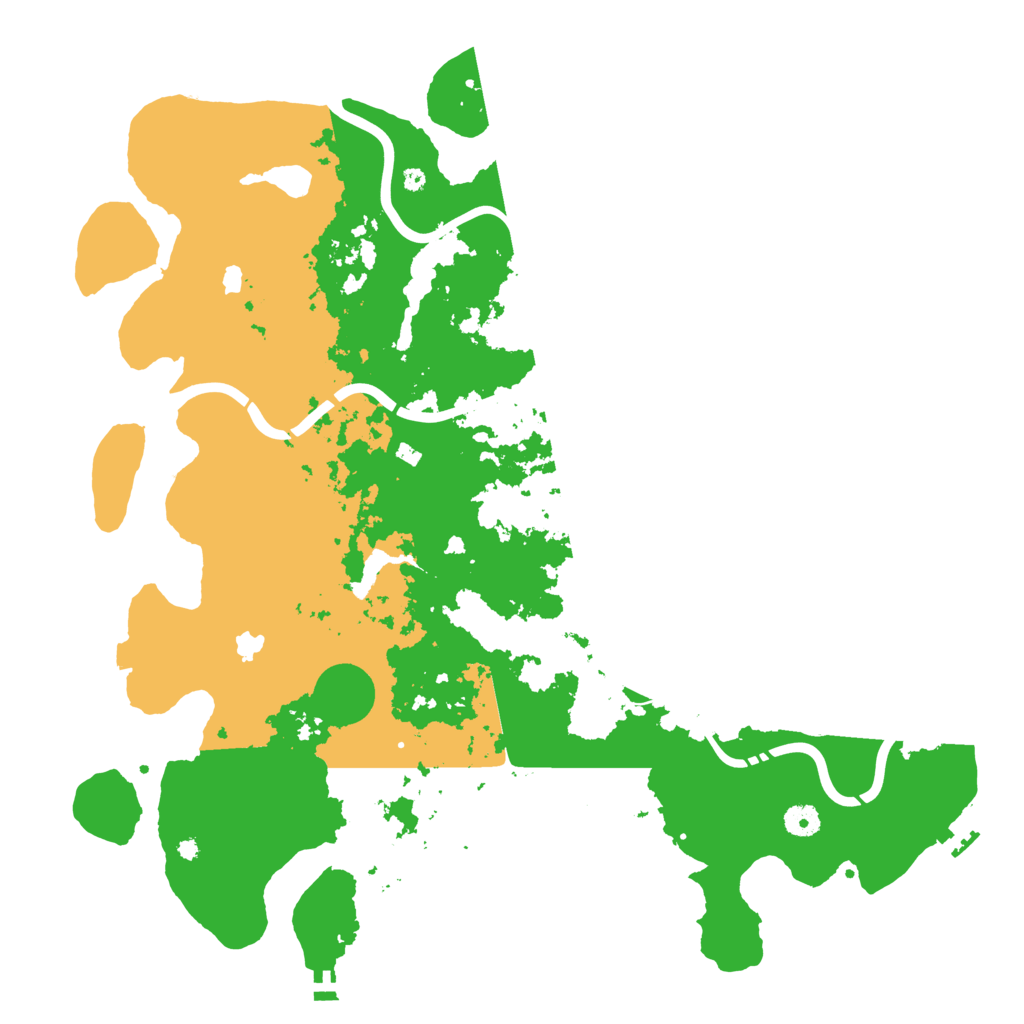 Biome Rust Map: Procedural Map, Size: 4500, Seed: 925534