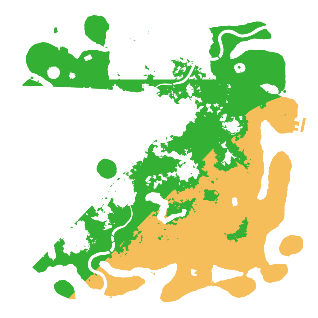 Biome Rust Map: Procedural Map, Size: 4500, Seed: 849286552