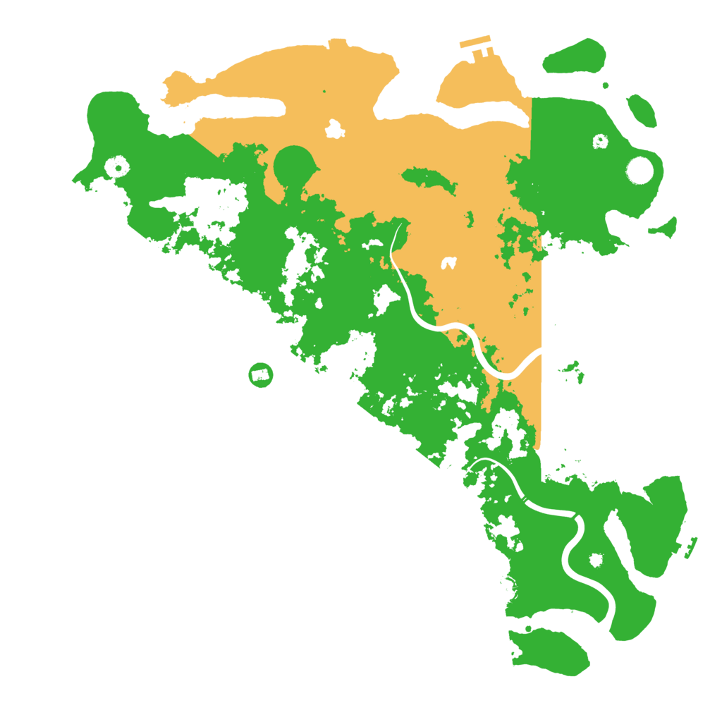 Biome Rust Map: Procedural Map, Size: 4700, Seed: 973950405
