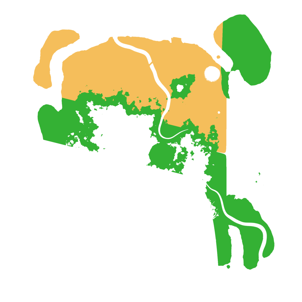 Biome Rust Map: Procedural Map, Size: 3500, Seed: 2050969454