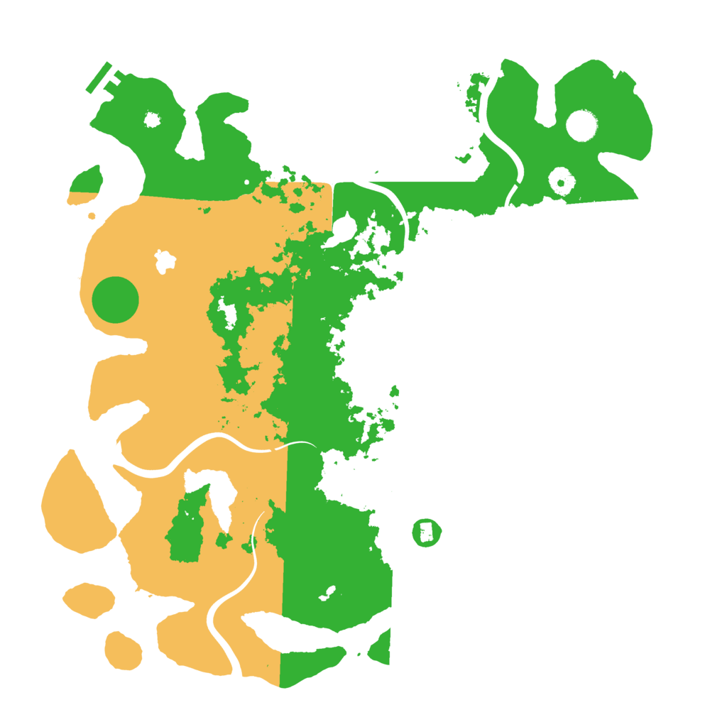 Biome Rust Map: Procedural Map, Size: 4100, Seed: 2054042320