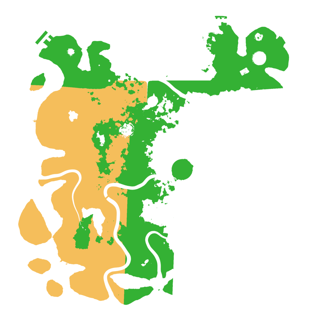 Biome Rust Map: Procedural Map, Size: 4100, Seed: 2054042320