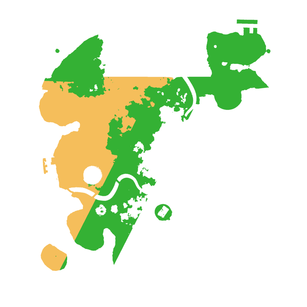 Biome Rust Map: Procedural Map, Size: 3000, Seed: 662807037
