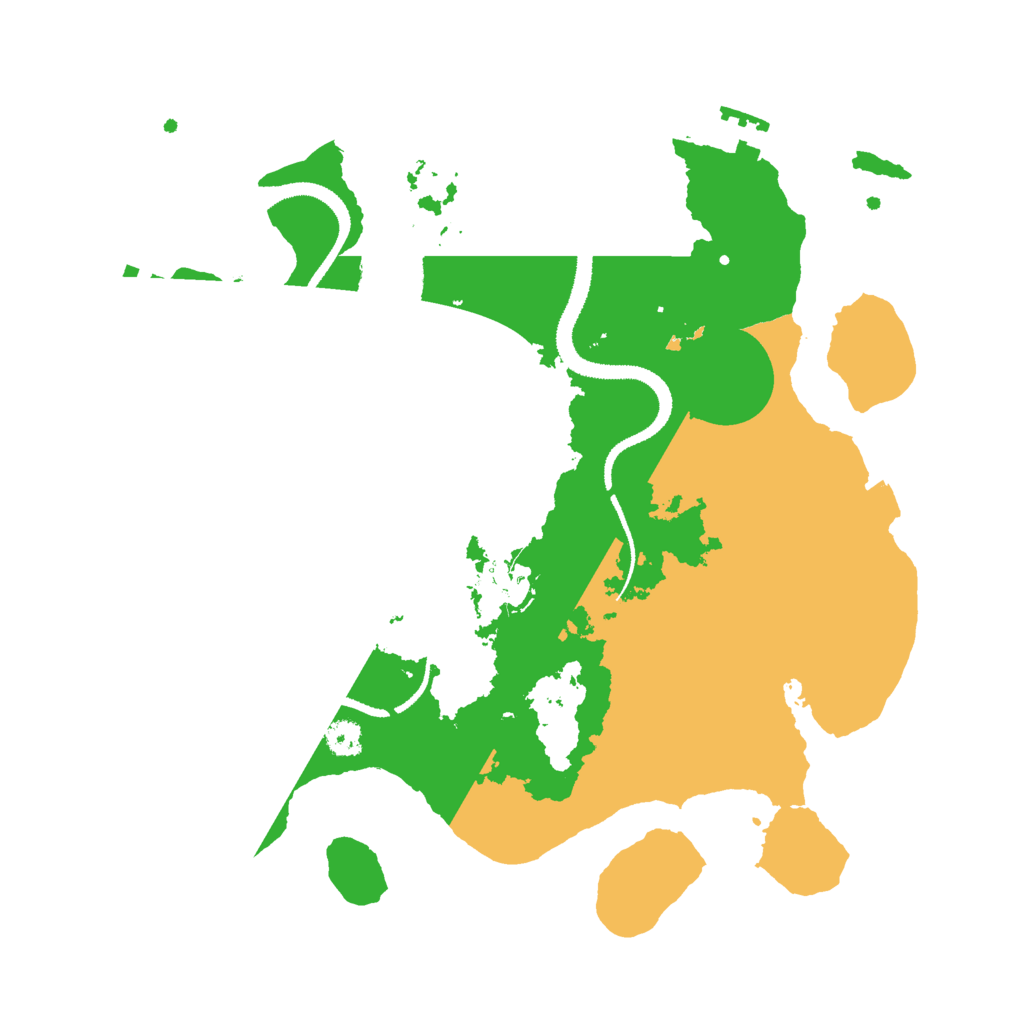 Biome Rust Map: Procedural Map, Size: 3000, Seed: 6469263