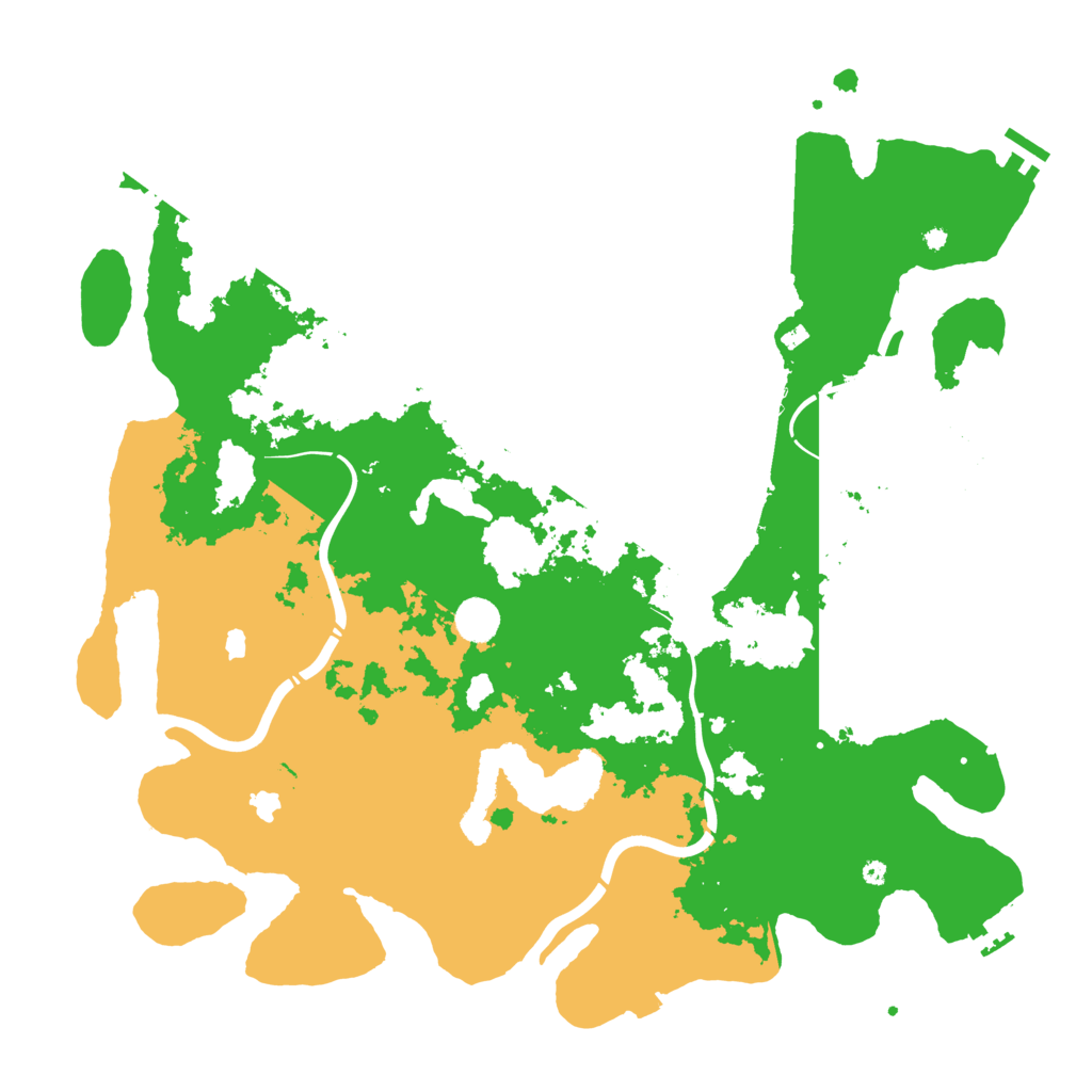 Biome Rust Map: Procedural Map, Size: 4500, Seed: 3072025