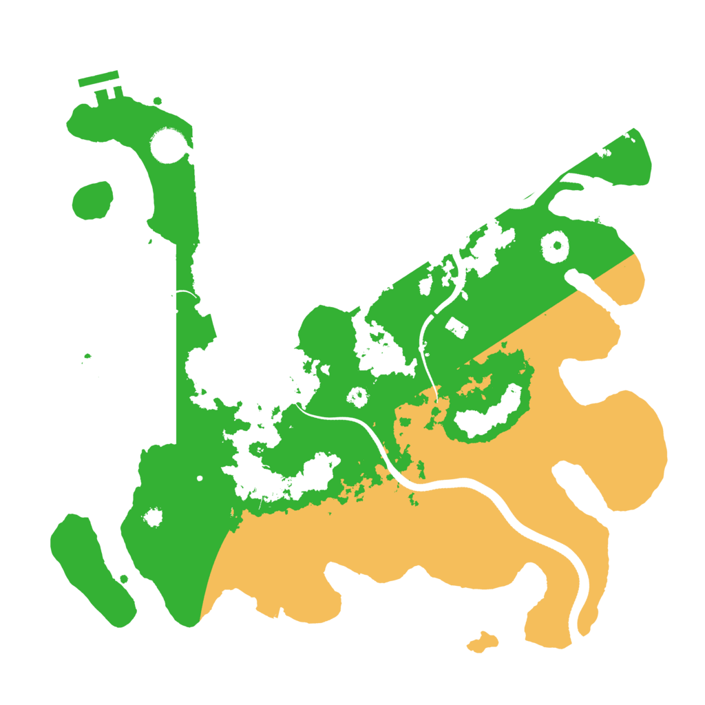 Biome Rust Map: Procedural Map, Size: 3500, Seed: 1850225496