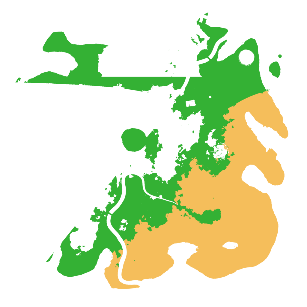 Biome Rust Map: Procedural Map, Size: 3500, Seed: 1914932630