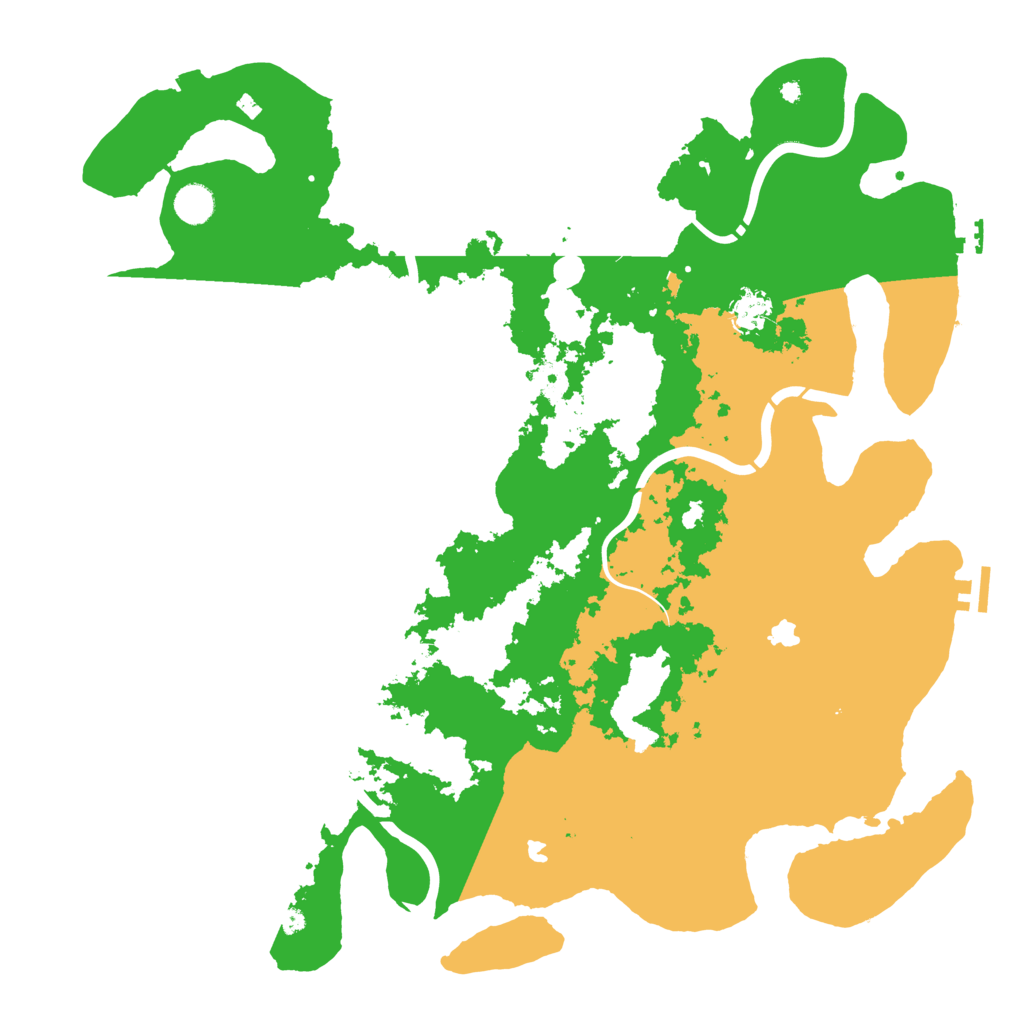 Biome Rust Map: Procedural Map, Size: 4500, Seed: 11232