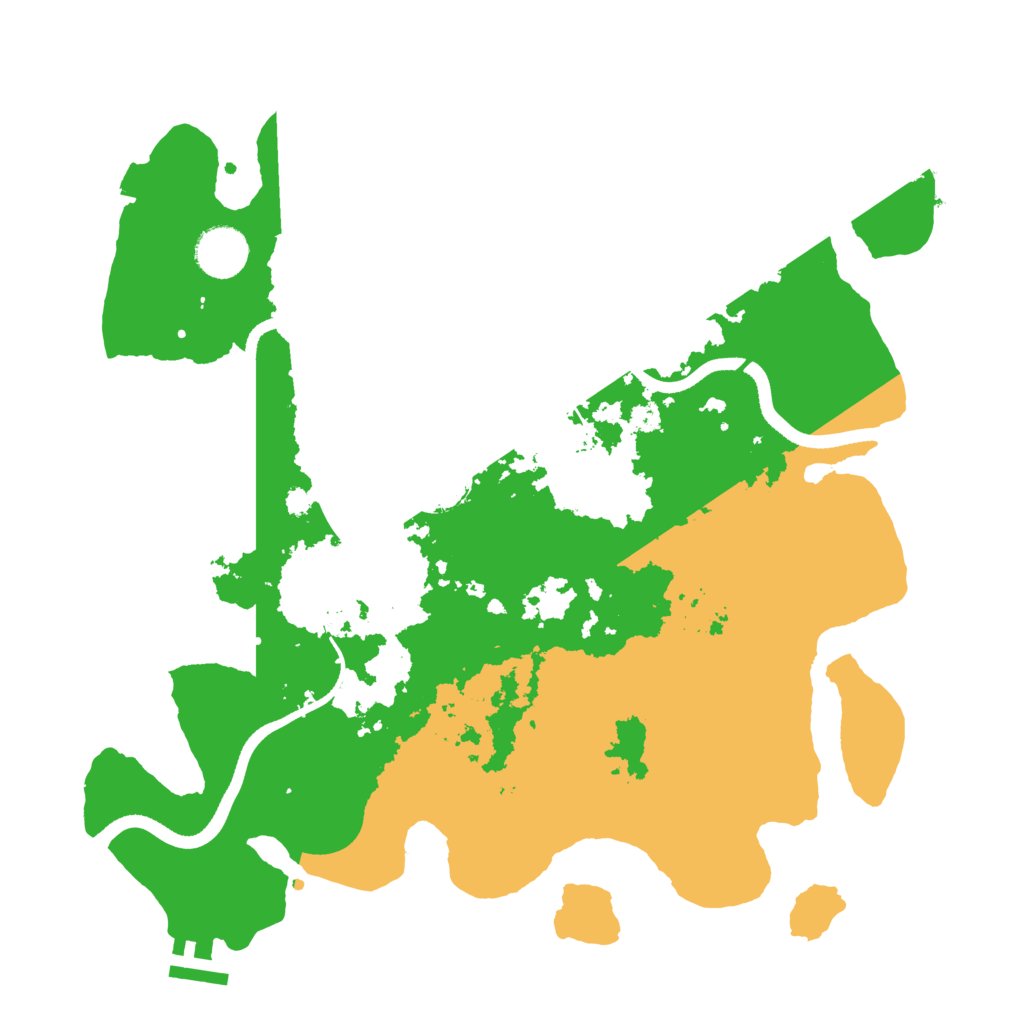 Biome Rust Map: Procedural Map, Size: 3500, Seed: 1017775726