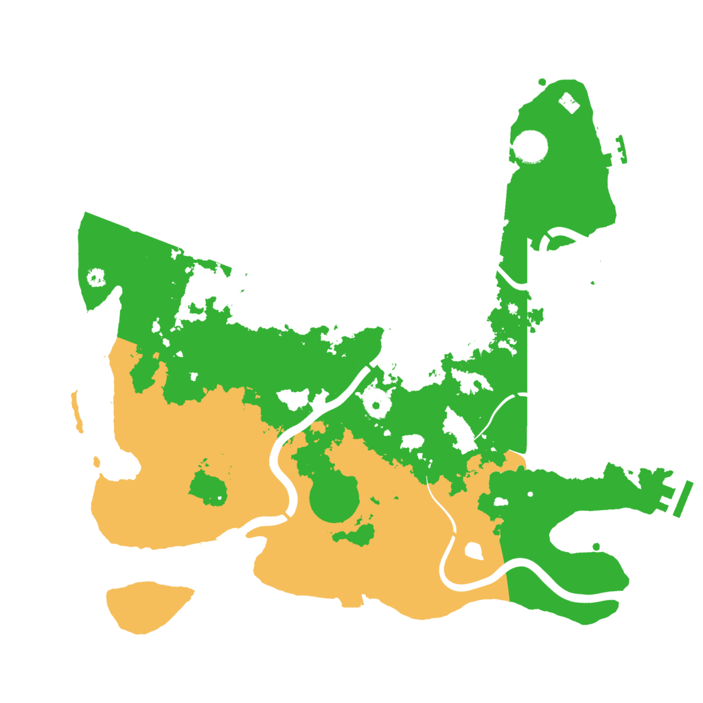 Biome Rust Map: Procedural Map, Size: 3750, Seed: 432066770