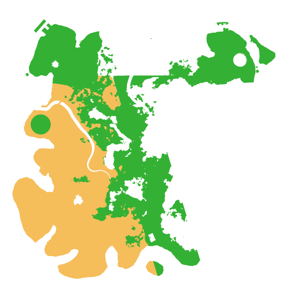 Biome Rust Map: Procedural Map, Size: 4000, Seed: 717612556
