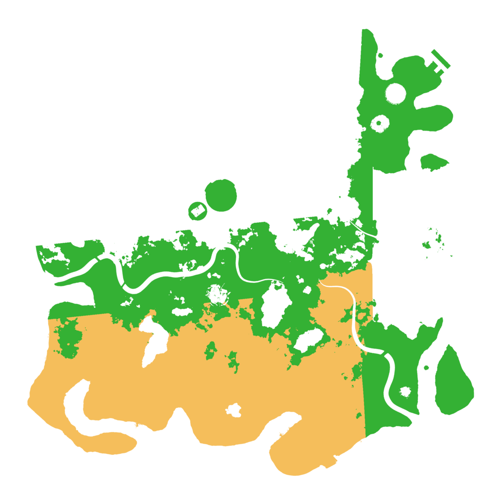 Biome Rust Map: Procedural Map, Size: 4250, Seed: 95273771