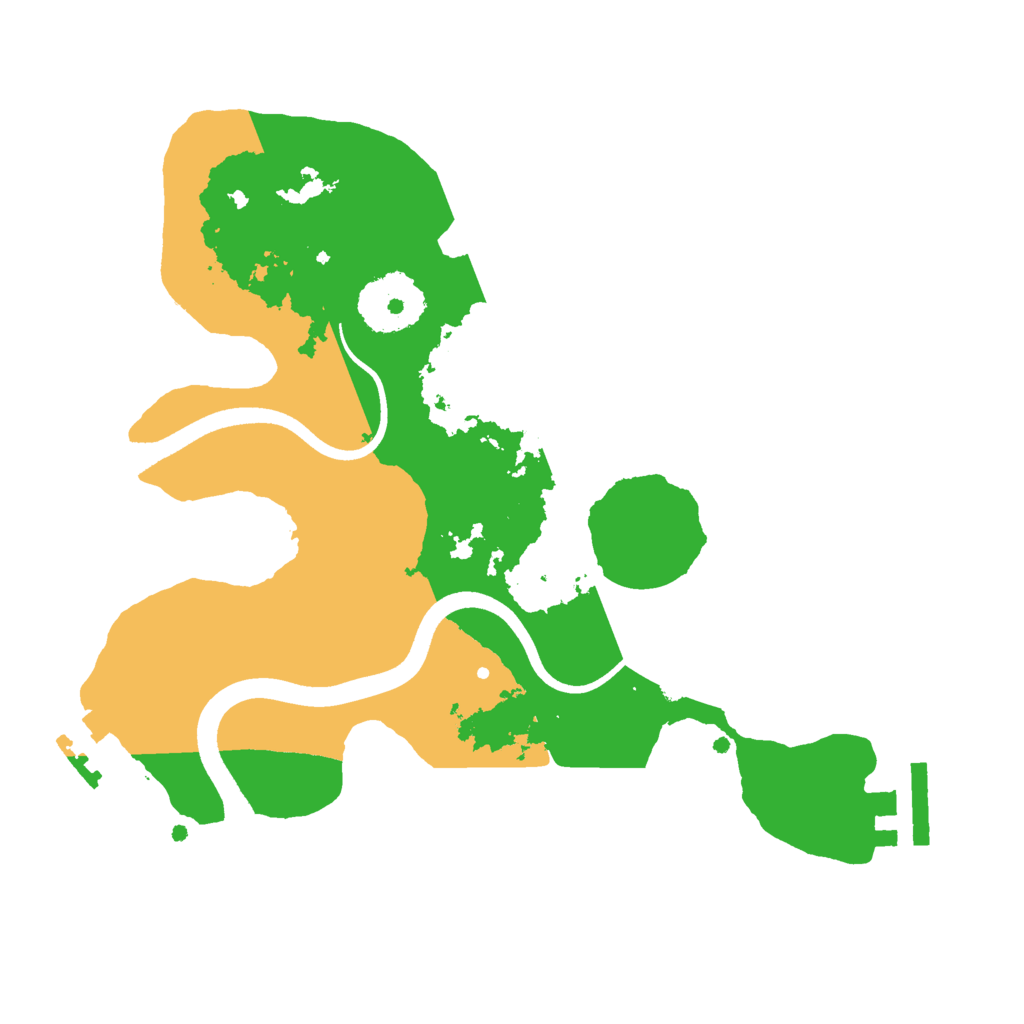 Biome Rust Map: Procedural Map, Size: 2500, Seed: 1331