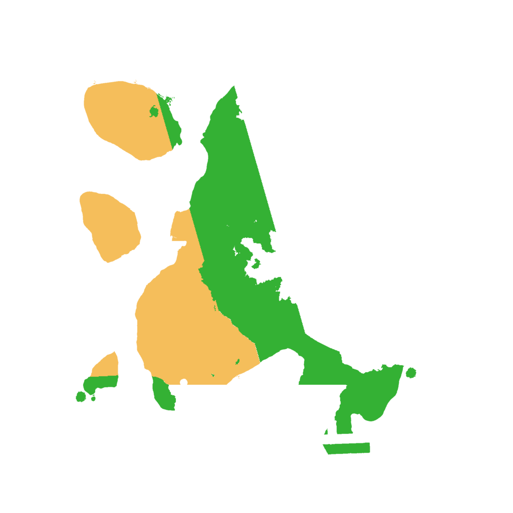 Biome Rust Map: Procedural Map, Size: 2000, Seed: 559505791