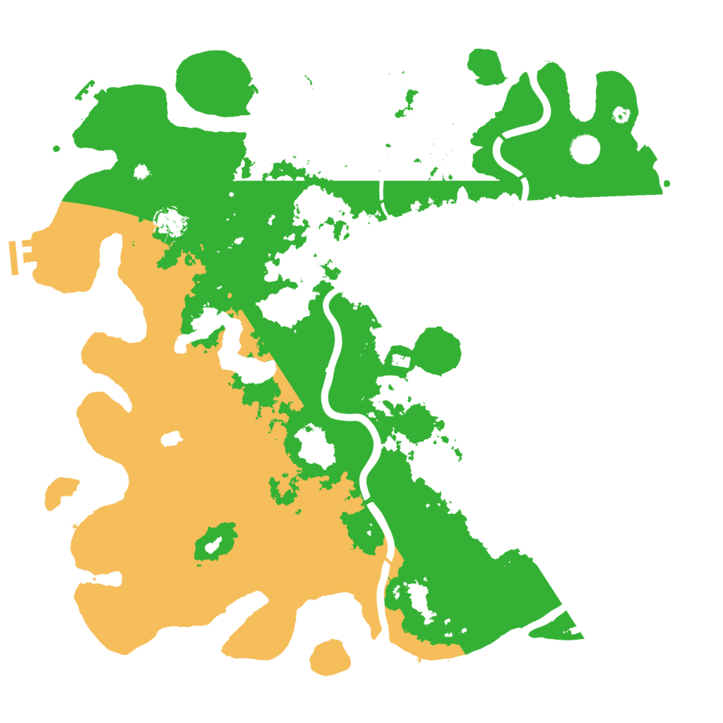 Biome Rust Map: Procedural Map, Size: 4300, Seed: 6215128