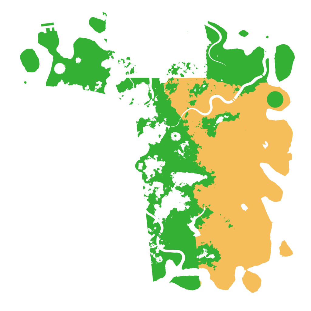 Biome Rust Map: Procedural Map, Size: 5000, Seed: 307821403