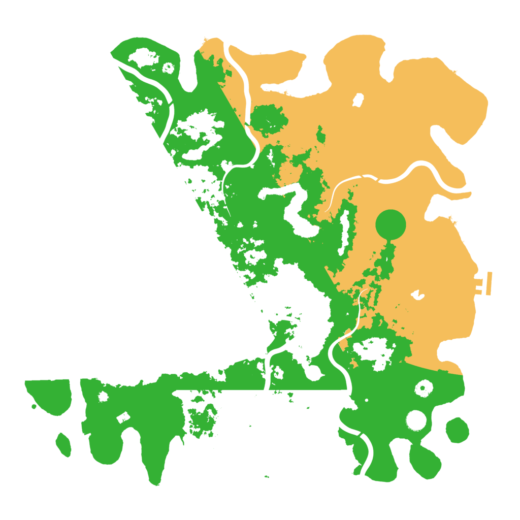 Biome Rust Map: Procedural Map, Size: 4500, Seed: 1522450409
