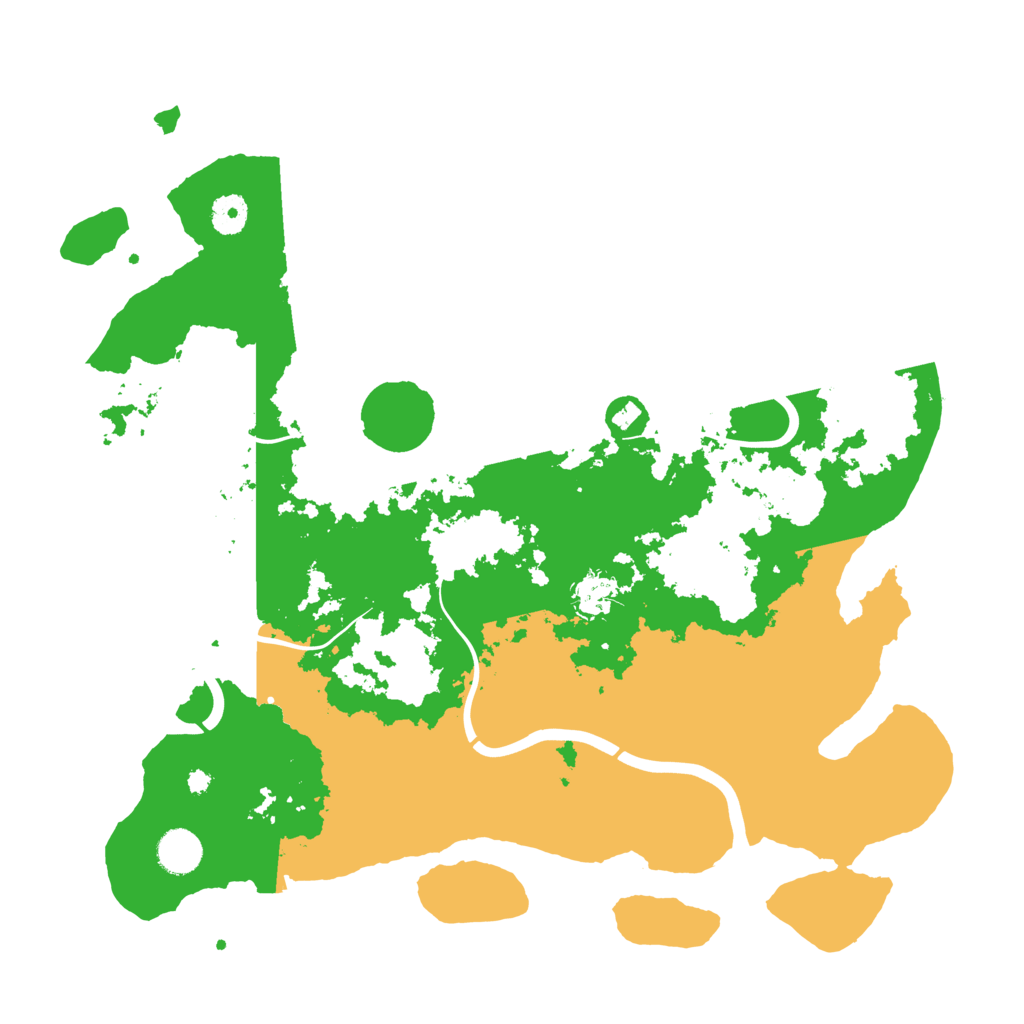 Biome Rust Map: Procedural Map, Size: 3999, Seed: 1128594096