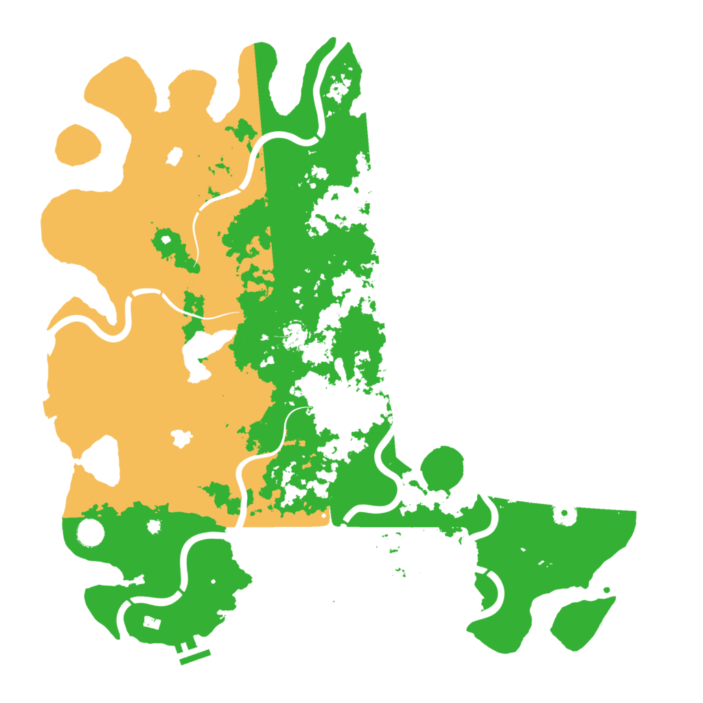 Biome Rust Map: Procedural Map, Size: 4500, Seed: 161001634