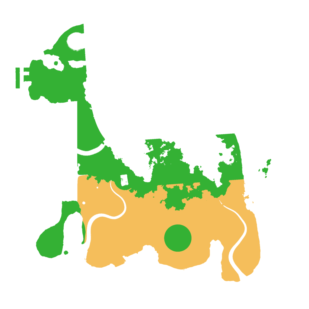 Biome Rust Map: Procedural Map, Size: 3000, Seed: 838779270