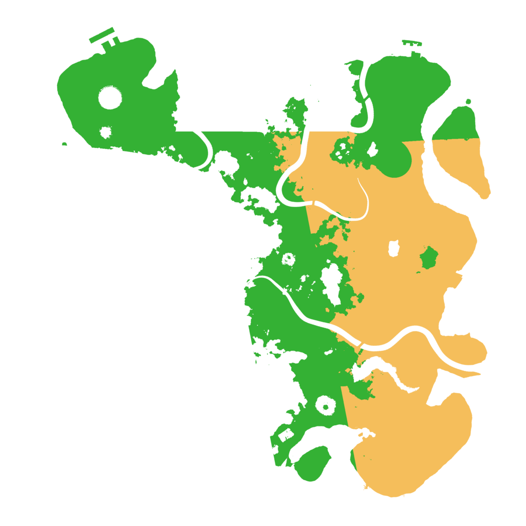 Biome Rust Map: Procedural Map, Size: 4000, Seed: 1397704231