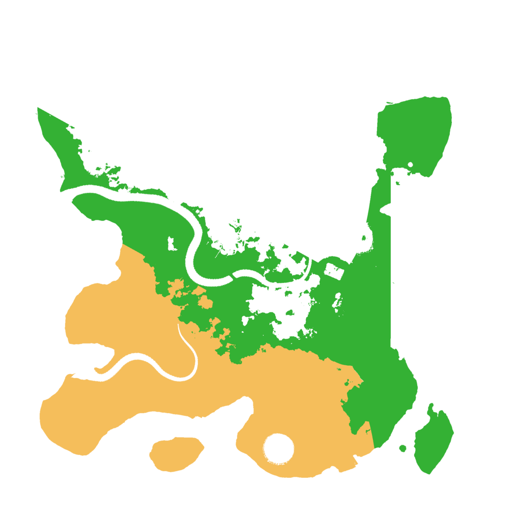 Biome Rust Map: Procedural Map, Size: 3000, Seed: 1353253872