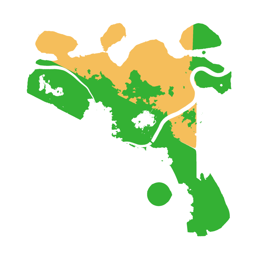 Biome Rust Map: Procedural Map, Size: 3000, Seed: 688942479