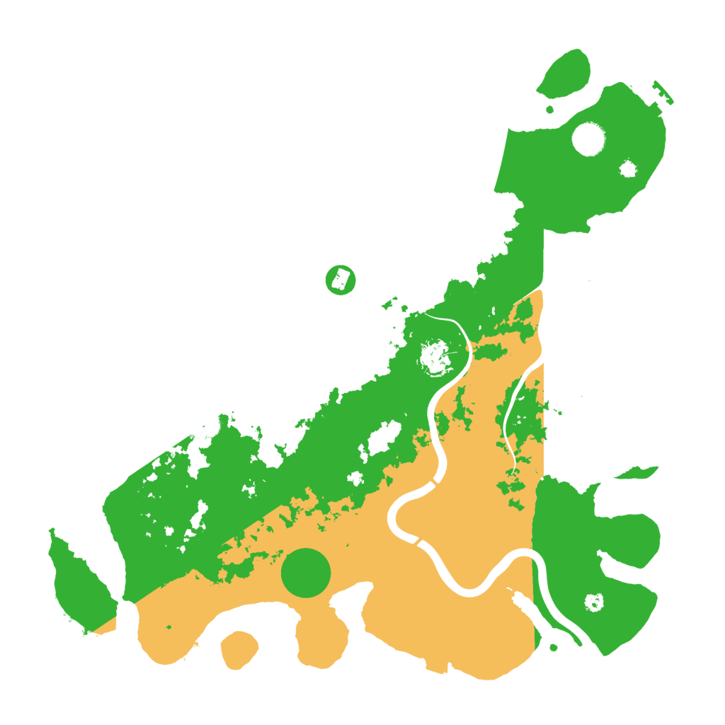 Biome Rust Map: Procedural Map, Size: 3850, Seed: 533641288