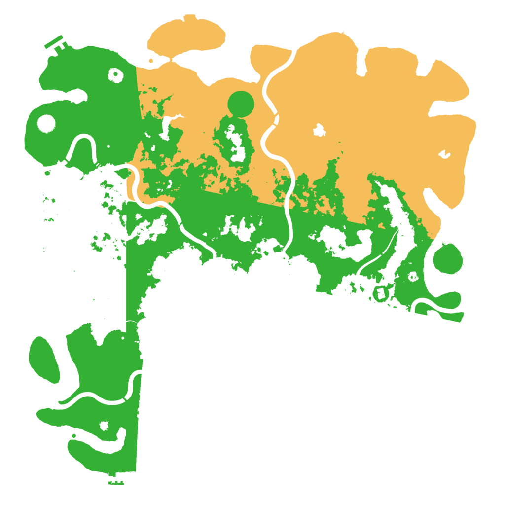 Biome Rust Map: Procedural Map, Size: 5000, Seed: 21868611