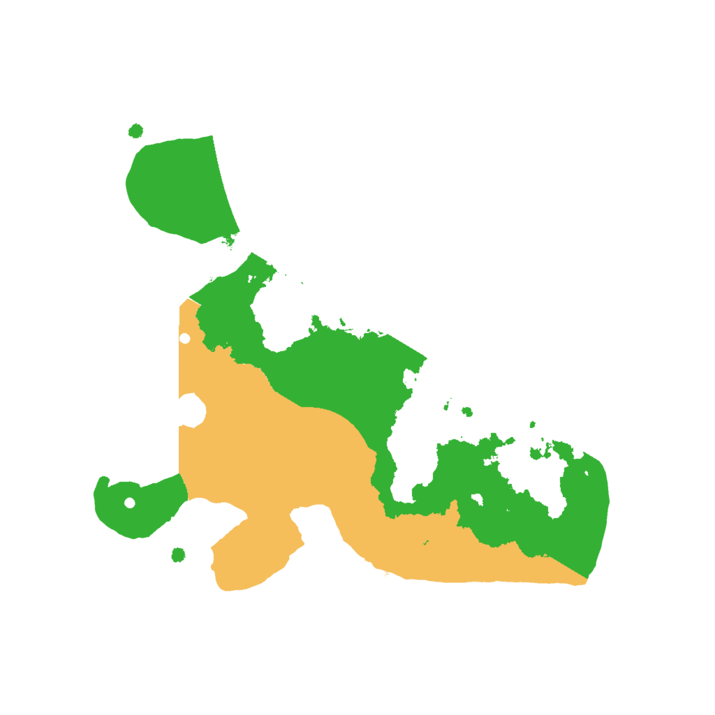 Biome Rust Map: Procedural Map, Size: 2000, Seed: 1322233555