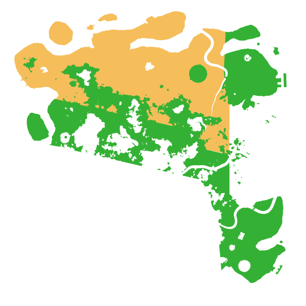 Biome Rust Map: Procedural Map, Size: 4500, Seed: 1534247618