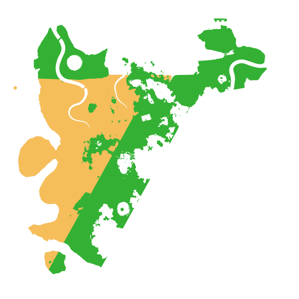 Biome Rust Map: Procedural Map, Size: 3500, Seed: 406728389