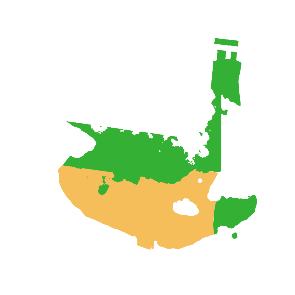 Biome Rust Map: Procedural Map, Size: 2000, Seed: 466786737