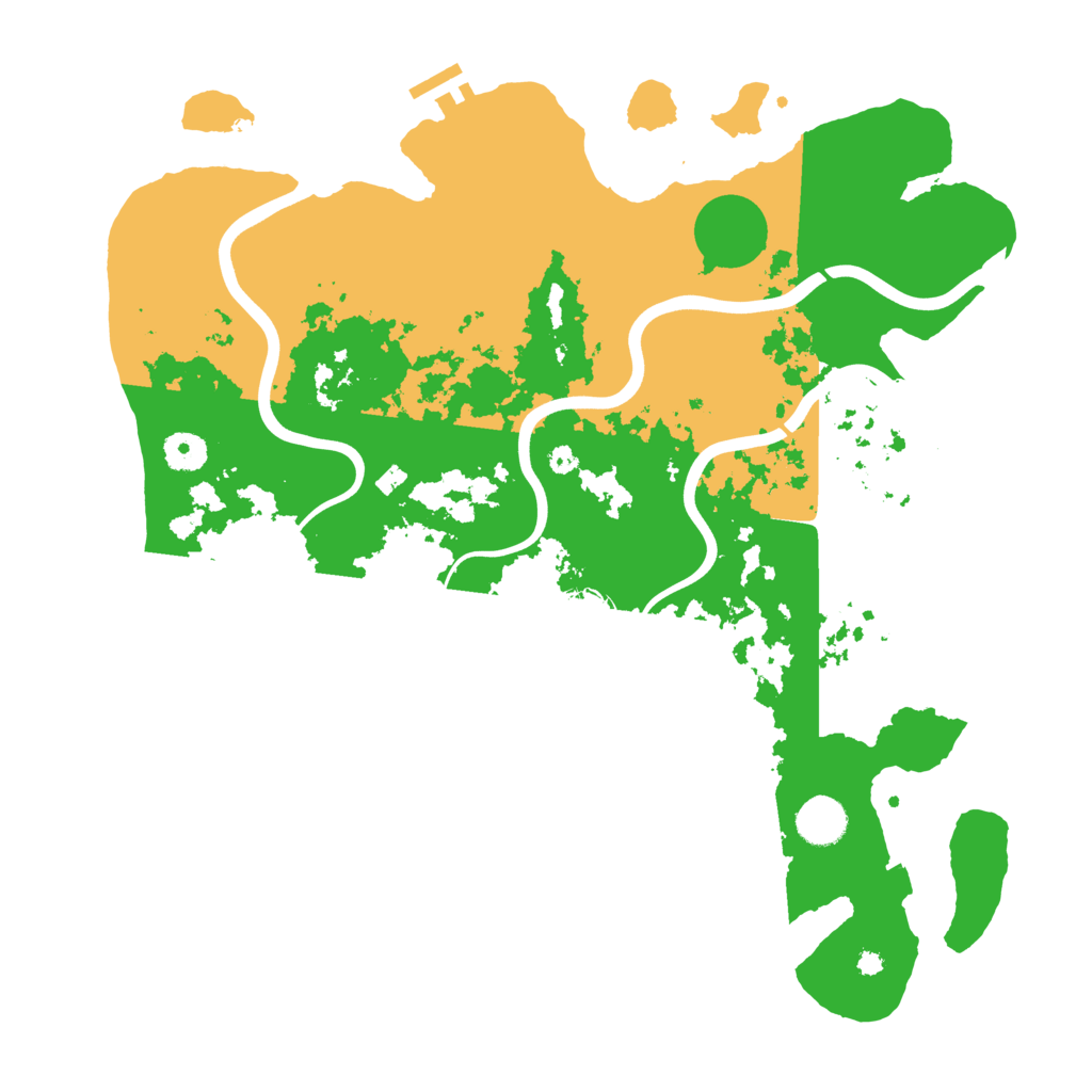 Biome Rust Map: Procedural Map, Size: 3950, Seed: 1817855878