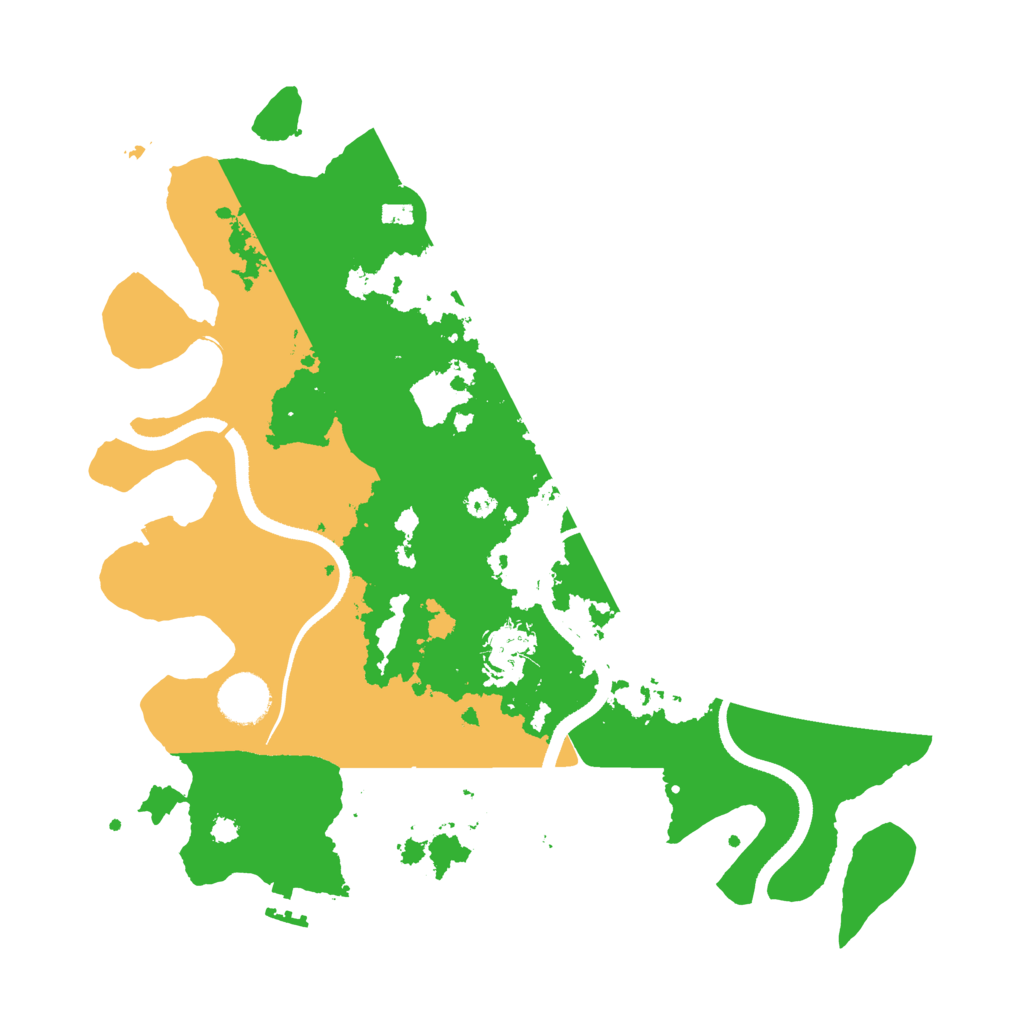 Biome Rust Map: Procedural Map, Size: 3500, Seed: 1427446560