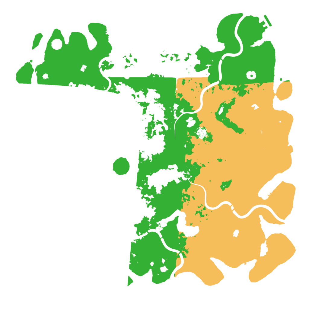 Biome Rust Map: Procedural Map, Size: 5000, Seed: 1182428577