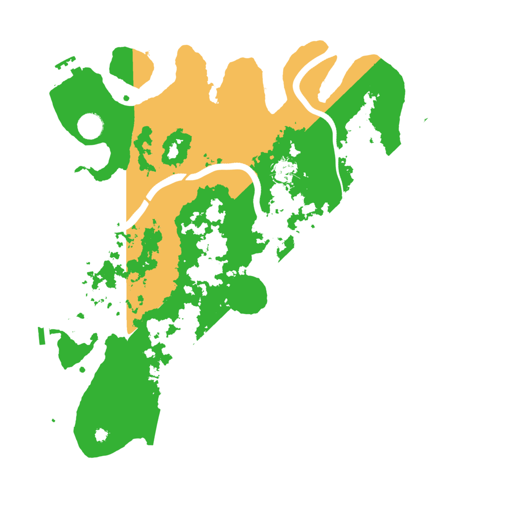Biome Rust Map: Procedural Map, Size: 3500, Seed: 393166798