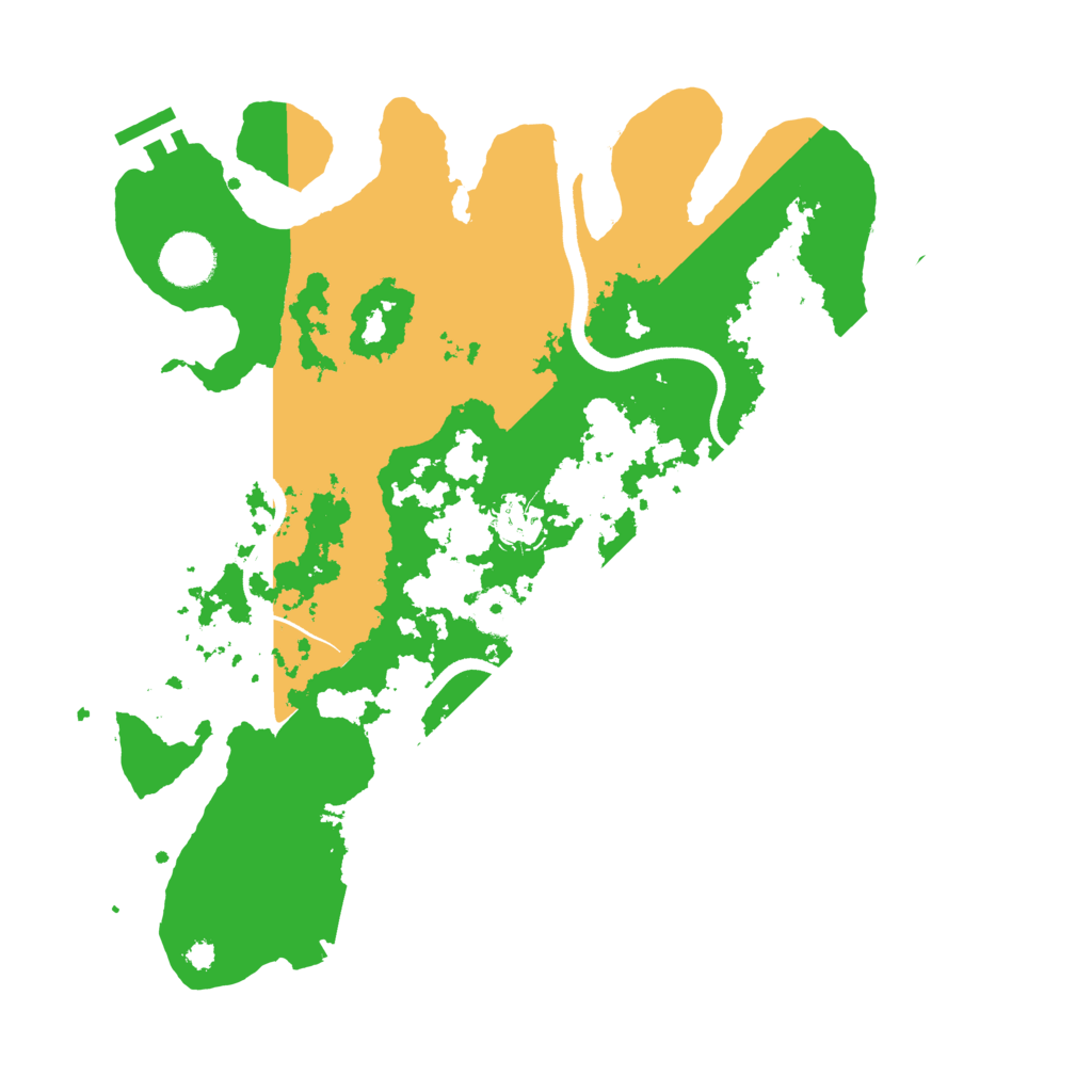 Biome Rust Map: Procedural Map, Size: 3500, Seed: 393166798