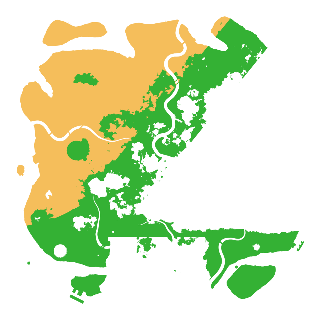 Biome Rust Map: Procedural Map, Size: 4250, Seed: 219793361