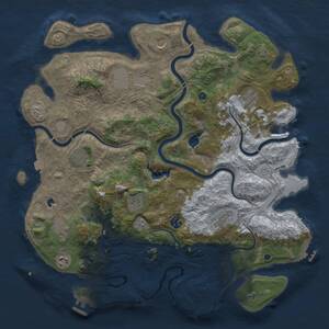 Thumbnail Rust Map: Procedural Map, Size: 4250, Seed: 219793361, 17 Monuments