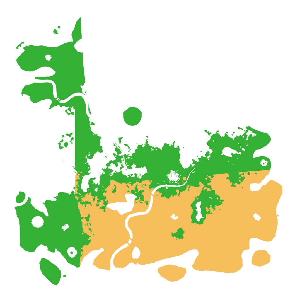 Biome Rust Map: Procedural Map, Size: 4500, Seed: 78015327