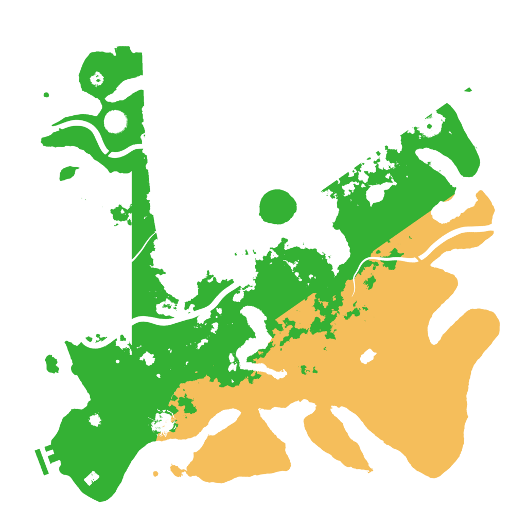 Biome Rust Map: Procedural Map, Size: 4000, Seed: 15501