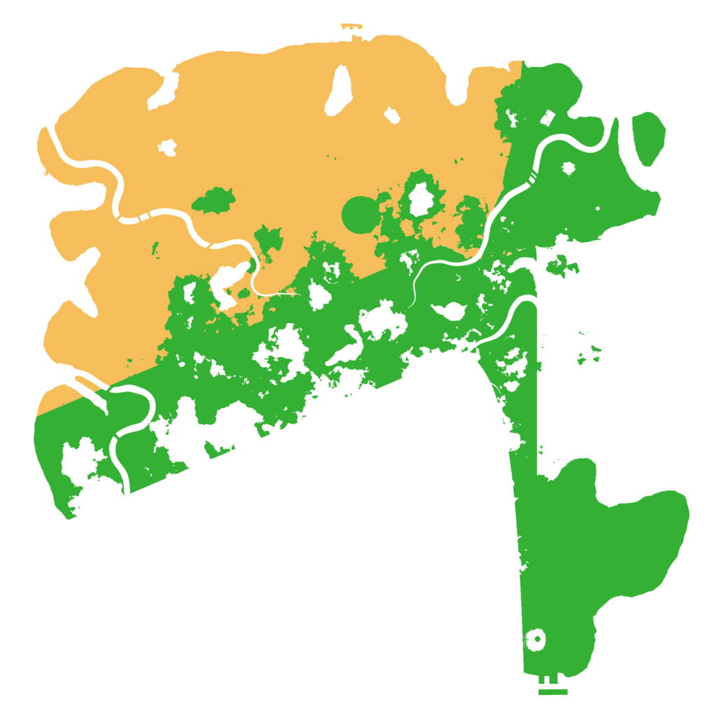 Biome Rust Map: Procedural Map, Size: 5000, Seed: 2146725739