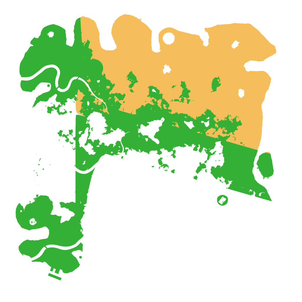 Biome Rust Map: Procedural Map, Size: 4500, Seed: 1206283010