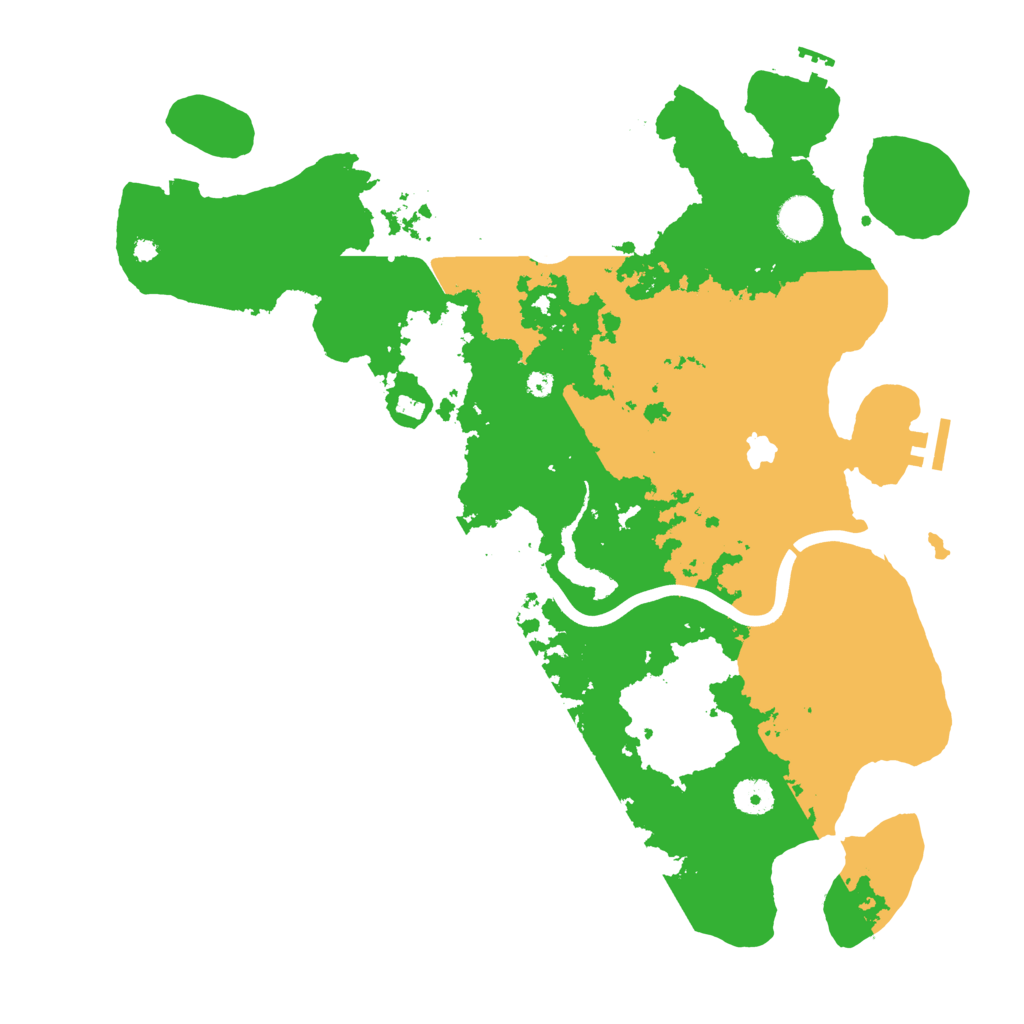 Biome Rust Map: Procedural Map, Size: 4000, Seed: 364264321