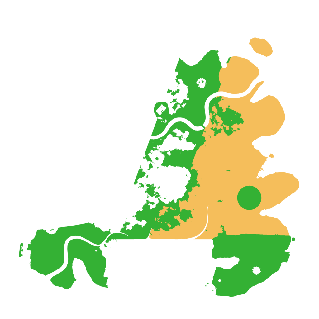 Biome Rust Map: Procedural Map, Size: 3500, Seed: 704748906