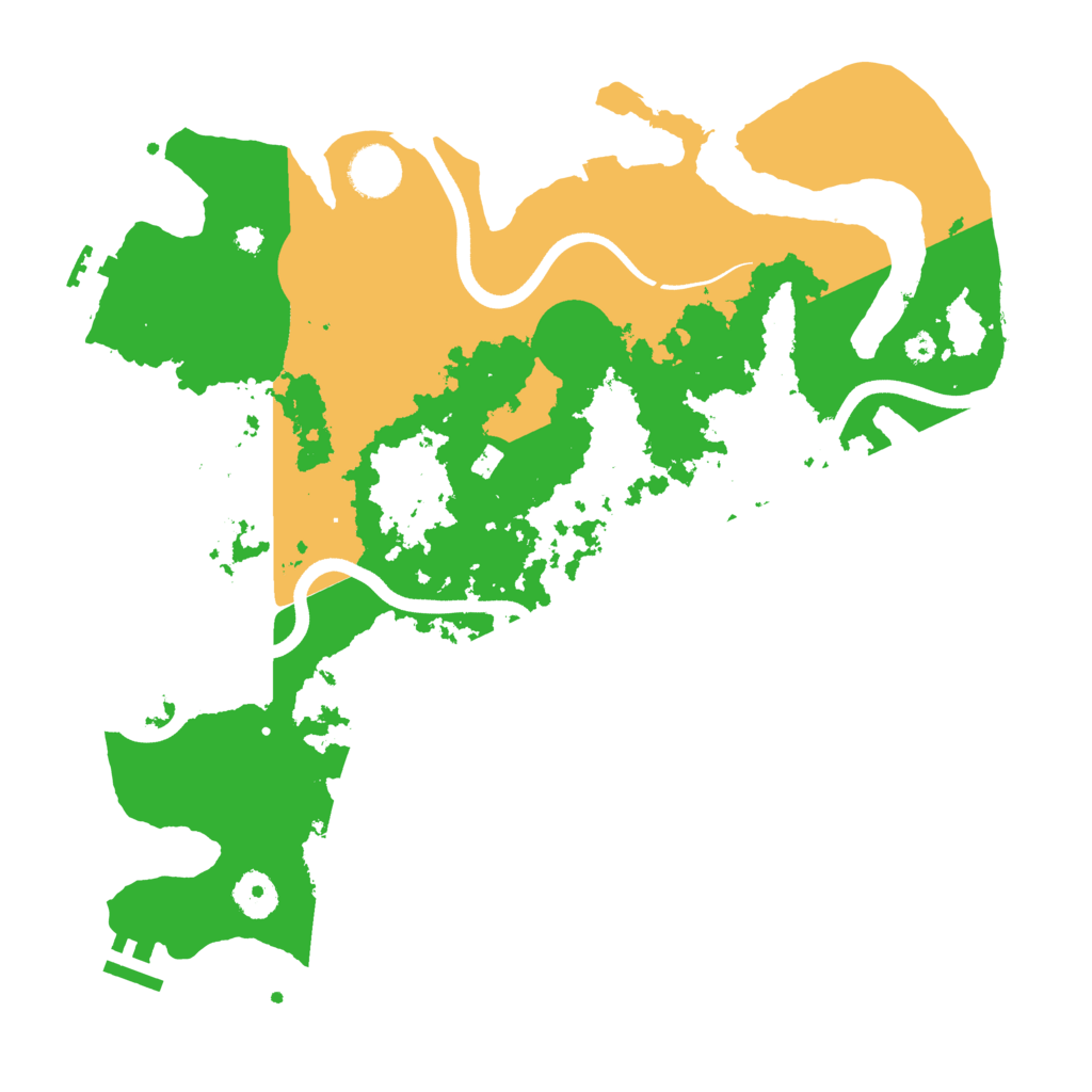 Biome Rust Map: Procedural Map, Size: 3650, Seed: 11837944