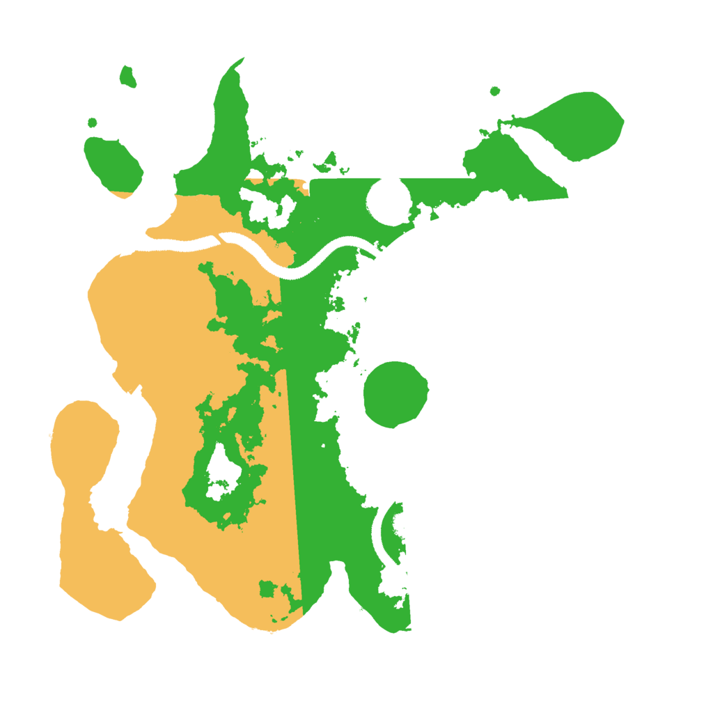 Biome Rust Map: Procedural Map, Size: 3000, Seed: 9478