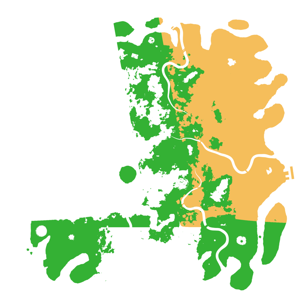 Biome Rust Map: Procedural Map, Size: 4842, Seed: 4877234