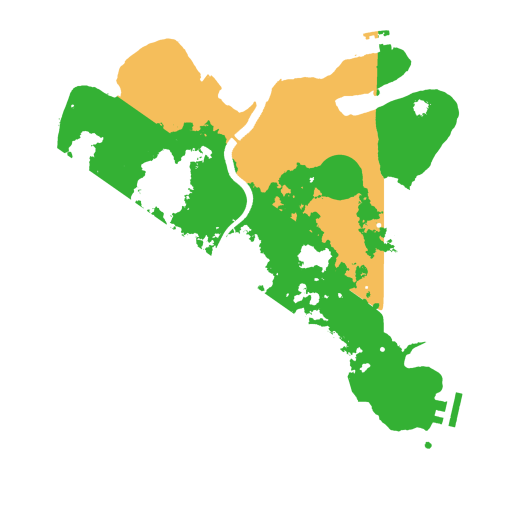 Biome Rust Map: Procedural Map, Size: 3000, Seed: 5040